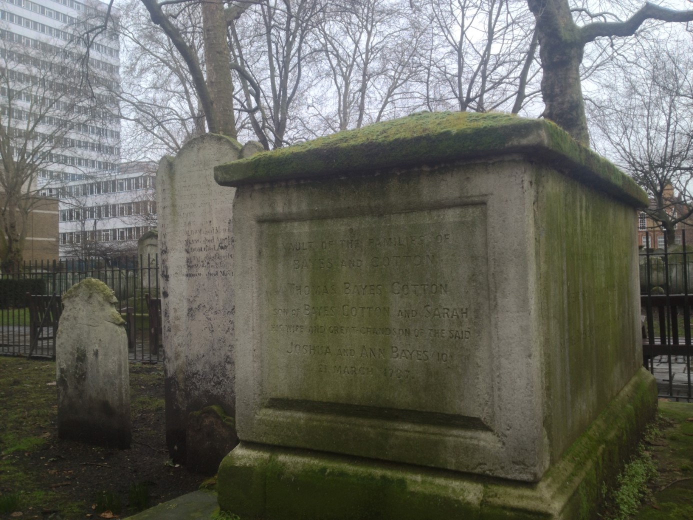 Grave of Thomas Bayes | Plymouth Brethren Archive